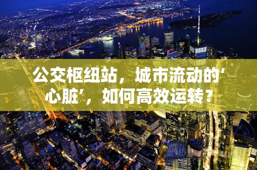 公交枢纽站，城市流动的‘心脏’，如何高效运转？
