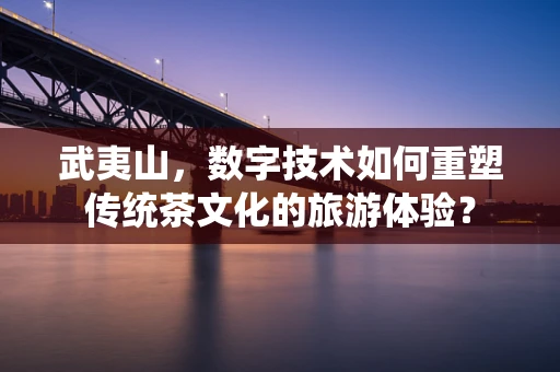 武夷山，数字技术如何重塑传统茶文化的旅游体验？