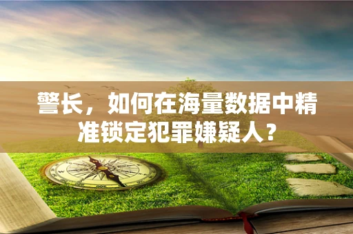 警长，如何在海量数据中精准锁定犯罪嫌疑人？