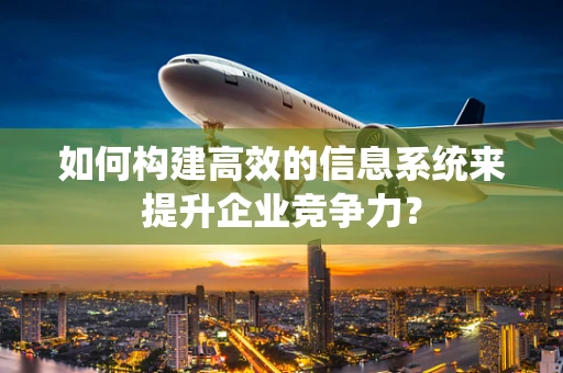 如何构建高效的信息系统来提升企业竞争力？