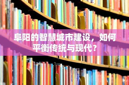 阜阳的智慧城市建设，如何平衡传统与现代？