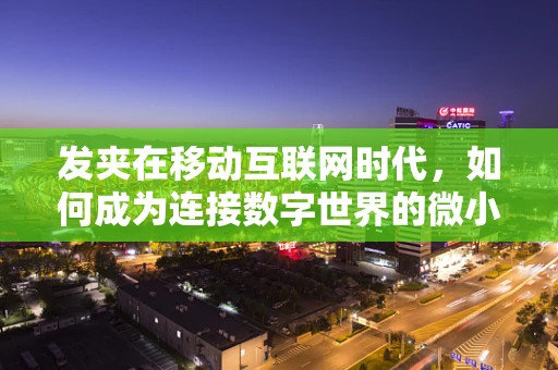 发夹在移动互联网时代，如何成为连接数字世界的微小桥梁？