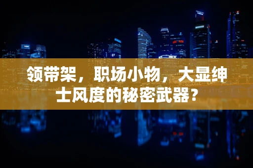 领带架，职场小物，大显绅士风度的秘密武器？