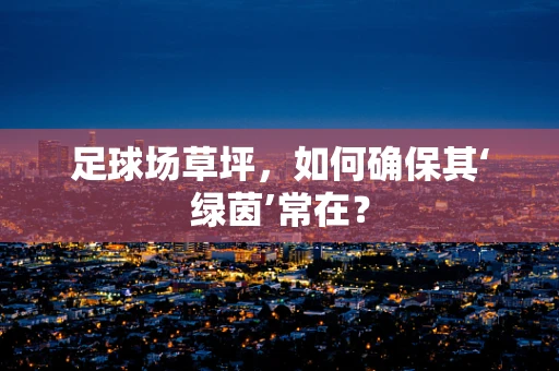 足球场草坪，如何确保其‘绿茵’常在？