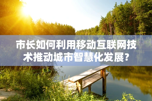 市长如何利用移动互联网技术推动城市智慧化发展？