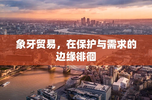 象牙贸易，在保护与需求的边缘徘徊