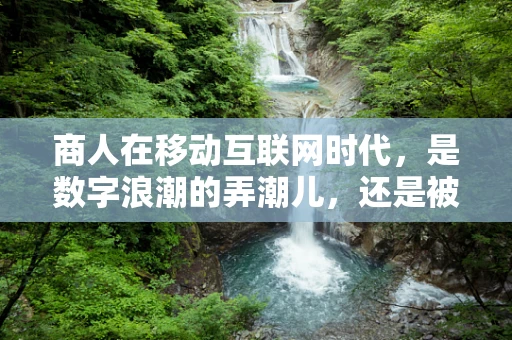 商人在移动互联网时代，是数字浪潮的弄潮儿，还是被遗忘的旁观者？