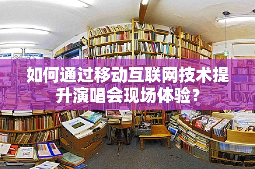 如何通过移动互联网技术提升演唱会现场体验？