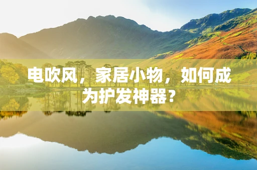 电吹风，家居小物，如何成为护发神器？