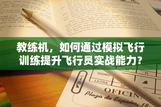 教练机，如何通过模拟飞行训练提升飞行员实战能力？