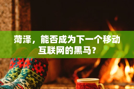 菏泽，能否成为下一个移动互联网的黑马？
