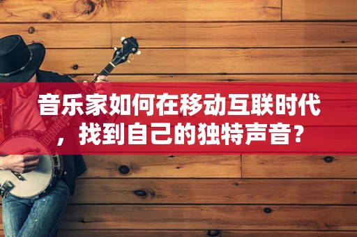 音乐家如何在移动互联时代，找到自己的独特声音？