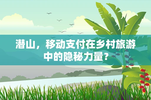 潜山，移动支付在乡村旅游中的隐秘力量？