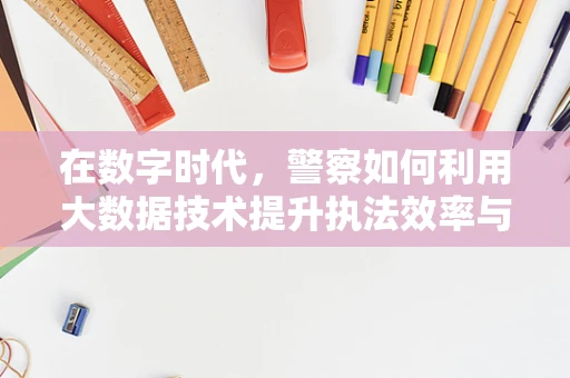 在数字时代，警察如何利用大数据技术提升执法效率与精准度？