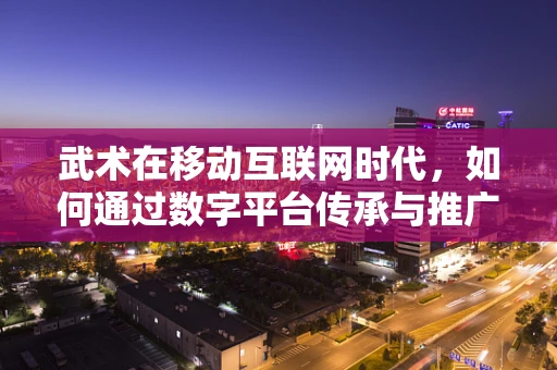 武术在移动互联网时代，如何通过数字平台传承与推广？