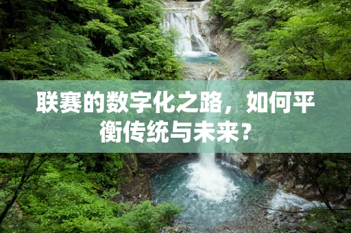 联赛的数字化之路，如何平衡传统与未来？