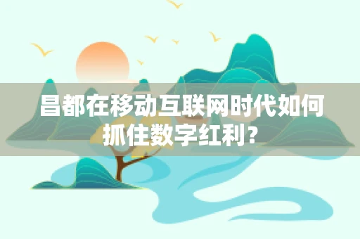 昌都在移动互联网时代如何抓住数字红利？