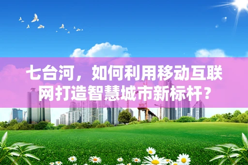 七台河，如何利用移动互联网打造智慧城市新标杆？