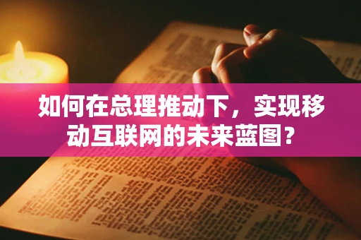 如何在总理推动下，实现移动互联网的未来蓝图？