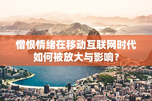 憎恨情绪在移动互联网时代如何被放大与影响？