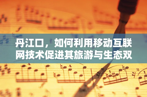 丹江口，如何利用移动互联网技术促进其旅游与生态双重发展？