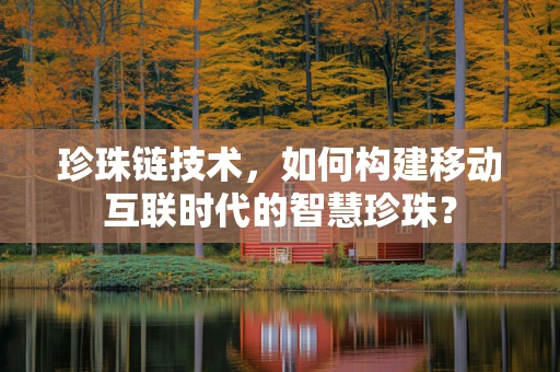 珍珠链技术，如何构建移动互联时代的智慧珍珠？