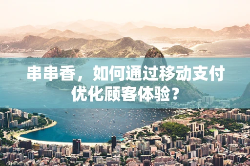 串串香，如何通过移动支付优化顾客体验？