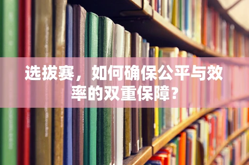选拔赛，如何确保公平与效率的双重保障？
