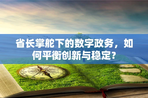 省长掌舵下的数字政务，如何平衡创新与稳定？