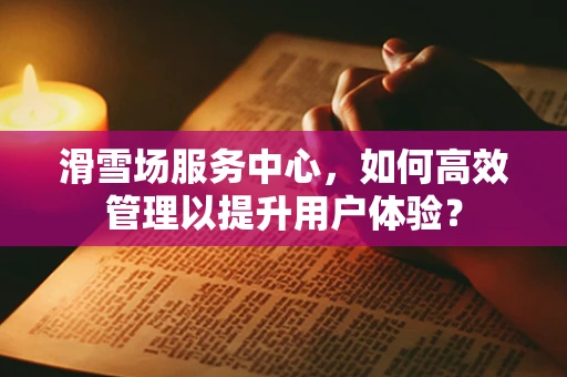 滑雪场服务中心，如何高效管理以提升用户体验？