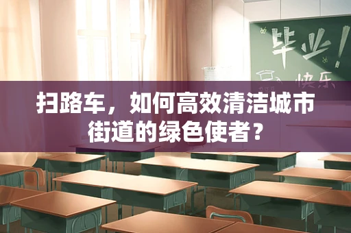扫路车，如何高效清洁城市街道的绿色使者？