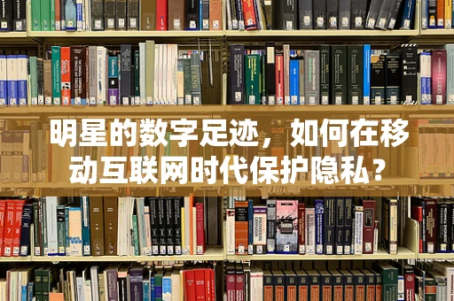 明星的数字足迹，如何在移动互联网时代保护隐私？