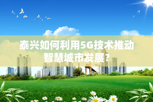 泰兴如何利用5G技术推动智慧城市发展？