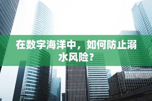 在数字海洋中，如何防止溺水风险？