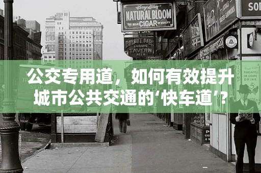 公交专用道，如何有效提升城市公共交通的‘快车道’？