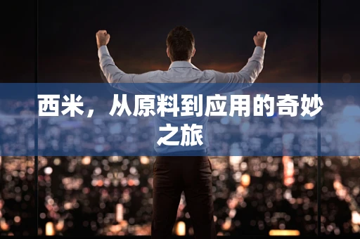 西米，从原料到应用的奇妙之旅