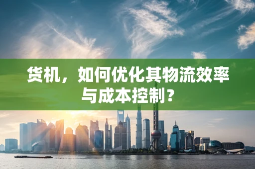货机，如何优化其物流效率与成本控制？