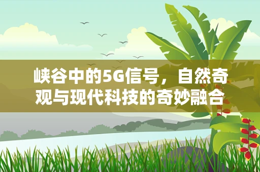 峡谷中的5G信号，自然奇观与现代科技的奇妙融合