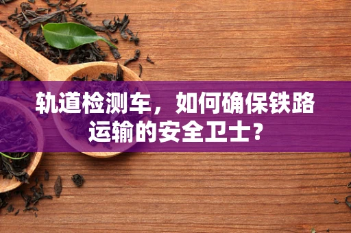 轨道检测车，如何确保铁路运输的安全卫士？