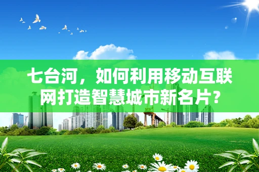 七台河，如何利用移动互联网打造智慧城市新名片？