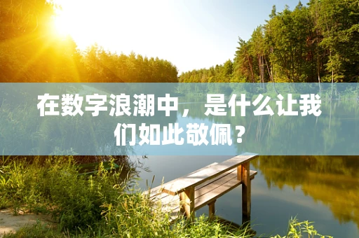 在数字浪潮中，是什么让我们如此敬佩？