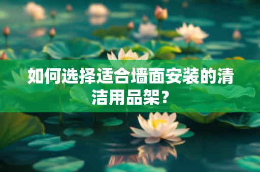 如何选择适合墙面安装的清洁用品架？