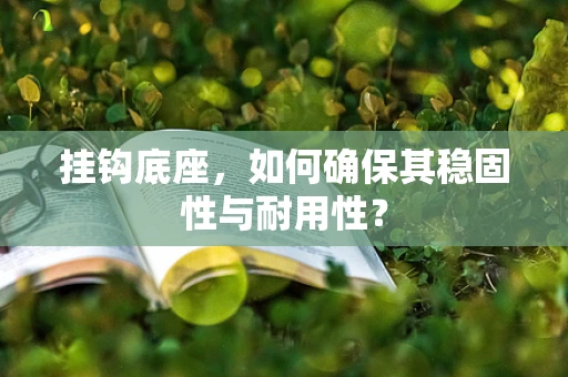 挂钩底座，如何确保其稳固性与耐用性？