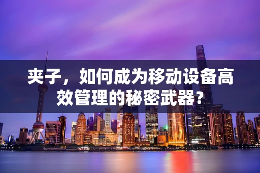 夹子，如何成为移动设备高效管理的秘密武器？