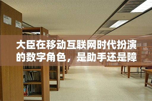 大臣在移动互联网时代扮演的数字角色，是助手还是障碍？