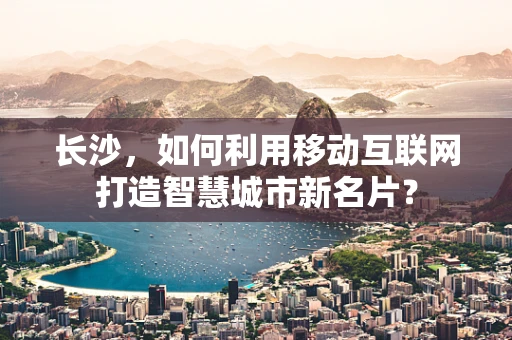 长沙，如何利用移动互联网打造智慧城市新名片？