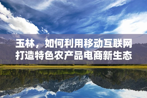 玉林，如何利用移动互联网打造特色农产品电商新生态？