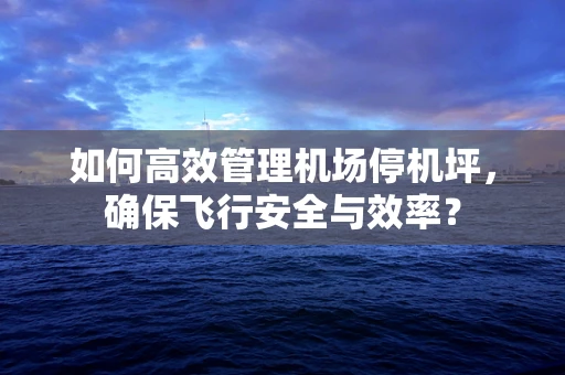 如何高效管理机场停机坪，确保飞行安全与效率？