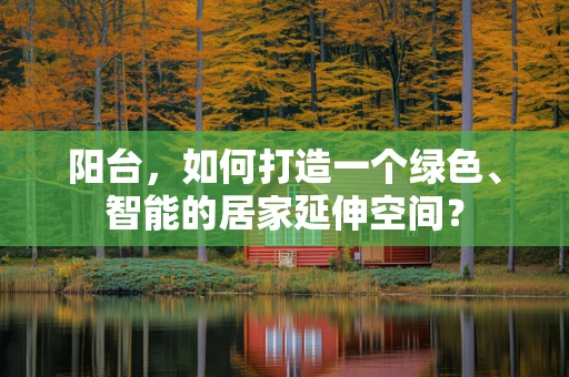 阳台，如何打造一个绿色、智能的居家延伸空间？