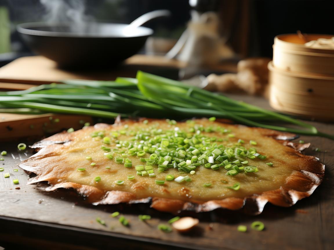 葱香四溢，如何在家自制出媲美街头的完美葱油饼？